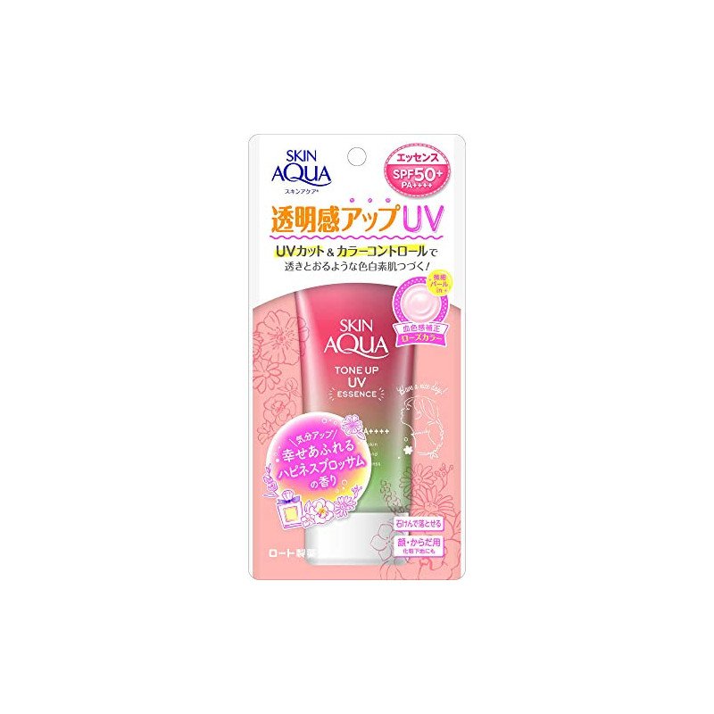 Rohto Mentholatum – Skin Aqua Tone-Up UV Essence Rose SPF50+ PA++++ (80g) Rohto Mentholatum – Skin Aqua Tone-Up UV Essence Rose SPF50+ PA++++ (80g)
