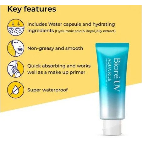 Kao - Biore UV Aqua Rich Watery Essence Sunscreen SPF 50+ PA++++