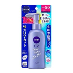 Hydration in every drop — lightweight UV gel with SPF50 protection for daily use on face & body.