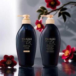 Shiseido Tsubaki Premium EX Damage Care & Repair Shampoo & Treatment Set 400ml + 400ml – Intensive Hair Repair