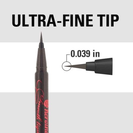 KISSME Waterproof Smooth Liquid Eyeliner, Japanese Eye Makeup for Smudge-free, Super Keep 01 Jet Black