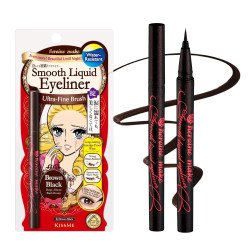 Kiss Me Heroine Make Smooth Liquid Eyeliner Super Keep – 03 Brown Black | Long-Lasting Precision Eyeliner