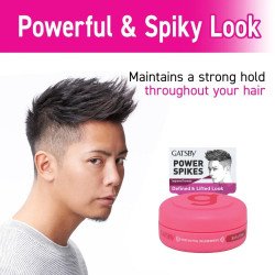 Mandom Gatsby Moving Rubber Spiky Edge Hair Wax 80g – Ultra Strong Hold for Spiky Styles