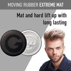 GATSBY Moving Rubber Extreme Mat Hair Wax - Strong Hold Matte Finish 80g