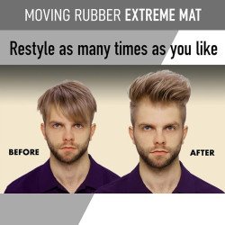 GATSBY Moving Rubber Extreme Mat Hair Wax - Strong Hold Matte Finish 80g