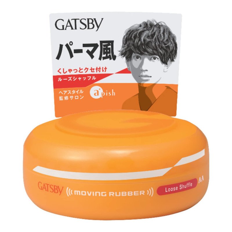 GATSBY Moving Rubber Loose Shuffle Hair Wax 80g GATSBY Moving Rubber Loose Shuffle Hair Wax 80g