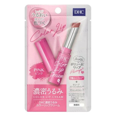 DHC Deep Moisturizing Color Lip Balm Pink – Hydrating Tinted Lip Care 1.5g