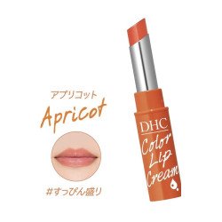 DHC Deep Moisturizing Color Lip Balm Apricot – Hydrating Tinted Lip Care 1.5g