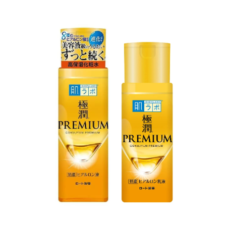 Hada Labo Gokujyun Premium Hyaluronic Lotion & Milk Set | Deep Hydration Duo