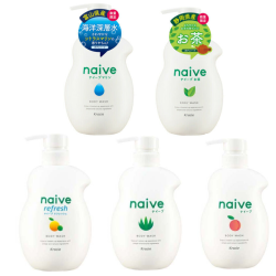 Kracie Naive Body Wash 530ml – Gentle Plant-Based Cleanser | BodegaJP
