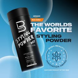 L3 Level 3 Styling Powder – Natural Look Men's Hair Powder 1oz