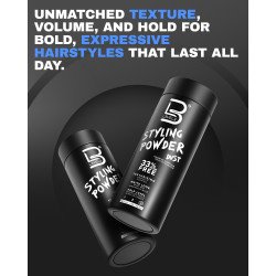 L3 Level 3 Styling Powder – Natural Look Men's Hair Powder 1oz