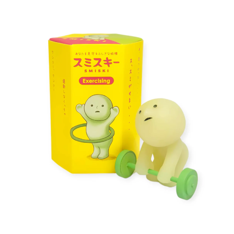 SMISKI Exercising Series Glow-in-the-Dark Blind Box – Single Box or 12-Box Bundle