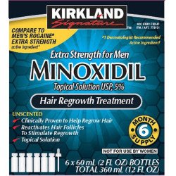 Kirkland 5% Minoxidil Hair Regrowth for Men – Topical Solution