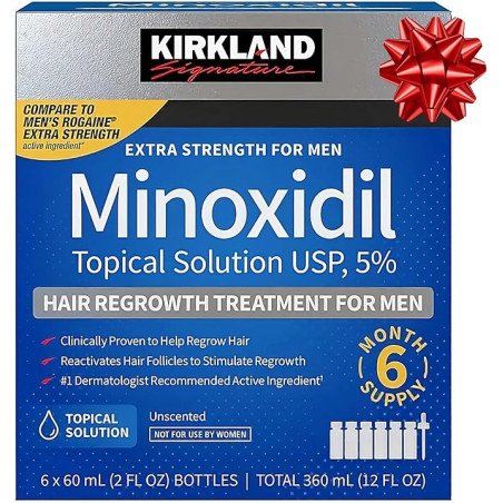 Clinically proven to regrow hair — powerful 5% Minoxidil solution for visible results.