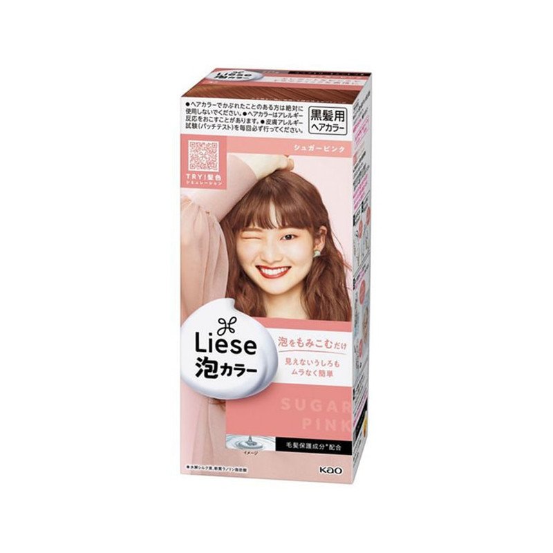 Kao Liese Bubble Hair Dye Sugar Pink Kao Liese Bubble Hair Dye Sugar Pink